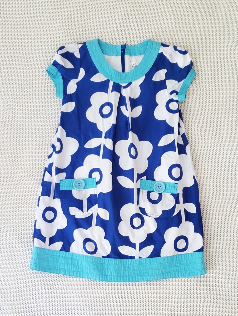 Mini Boden Floral Dress Size 7-8 Y